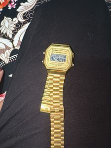 Vintage Goldtone Casio Watch