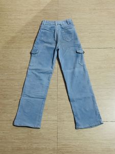 Light Blue Cargo Jeans
