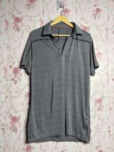 Men's Grey Polo T-Shirt