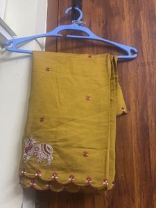 Embroidered Maroon Kurta set with dupatta