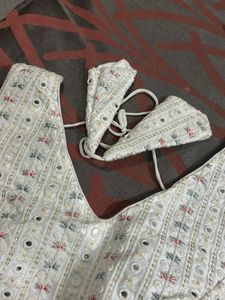 Embroidered Mirror Work Blouse