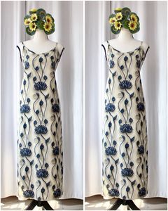 Elegant Floral Print Maxi Dress