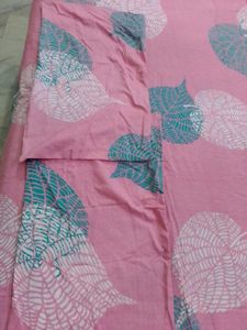 Glace Cotton Double Bedsheet With 2 Pillow Covers