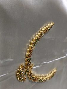 22kt Gold Plated Necklace with Colorful Stones