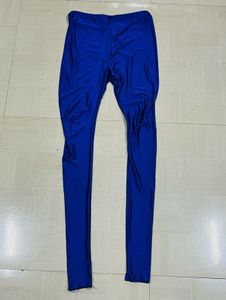 Shiny Royal Blue Spandex Leggings