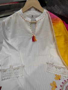 Elegant Embroidered Kurta Set with Palazzo
