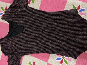 Sparkly Striped Long Sleeve bodysuit