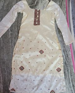 New Silk Top With Patch Work