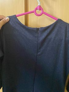Stylish Black A-Line Dress