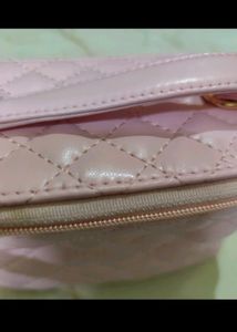 Mac Quilted Vanity Bag - Baby Pink
