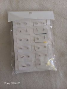 Velvet Stud Earrings Set