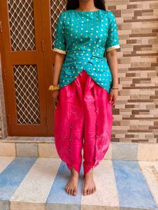women peplum style Ethnic Clothing Set