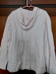 Baby Pink Zip-Up Hoodie