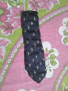 Vintage Golf Print Necktie