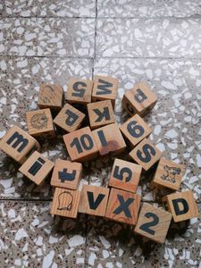 Wooden Alphabet Blocks