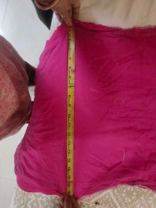 Pink Georgette Gota Patti Work Kurti