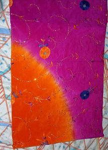 Pure Crepe Silk With Parsi Gara Work