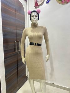 Elegant Bodycon Knit Dress