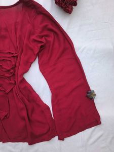 Coquette Corset back kurti❤️