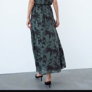 Zara Limited Festive Collection Beaded Strap Dress