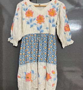 Boho Floral Print Dress