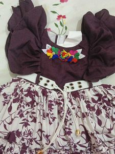 Cute Floral Girls Dress