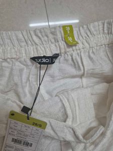 White Wide-Leg Pants