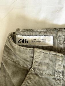 ZARA Olive Cargo Pants