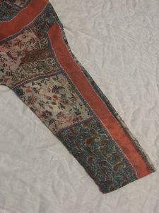 Boho Patchwork Print Top