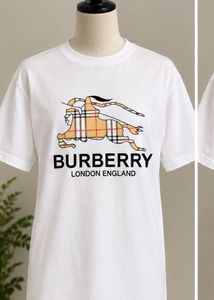 Burberry London White Graphic T-Shirt