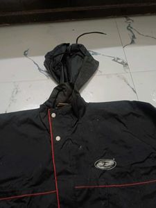 Men's Black Raincoat