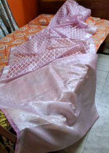 Beautiful Pink Silk Saree