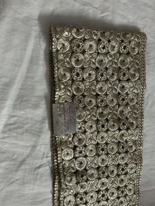 Exquisite Embroidered Dupatta Border
