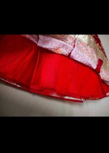 Velvet Lehenga Bridal self design for short bride