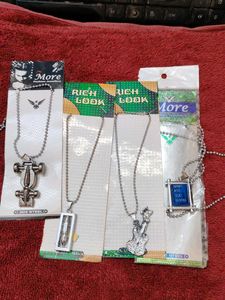 5 Assorted Pendant Necklace