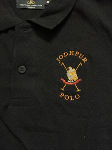 Black Jodhpur Polo T-Shirt