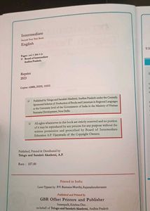 Intermediate Second Year English Textbook