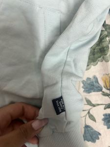 puma Light Blue Zip-Up Hoodie