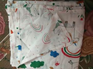 New Soft Linen Baby Wrapping Towel,100*100 For New Borns,Pack Of Three