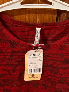 Red Floral Print T-shirt