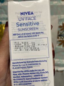NIVEA SUN UV Face Sensitive SPF 50