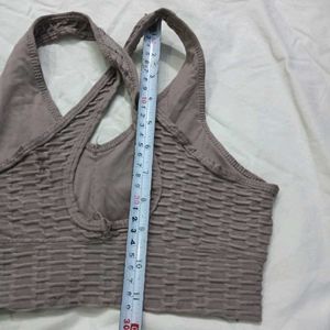 ⚛️ Textured Sports Bra for Women