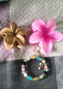 Cute Hair Clips &amp; Bracelet Set
