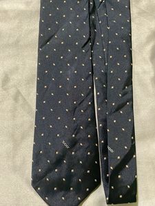 Classic Navy Polka Dot Tie