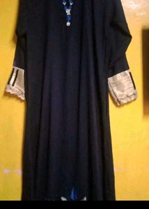 Black Embroidered Abaya  🧐😔