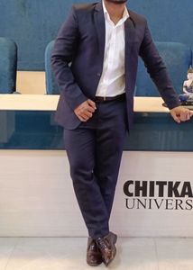Navy Blue Formal Blazer with Hanger