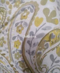 Off whiite Paisley Print Kurta