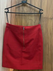 Forever New Red Skirt