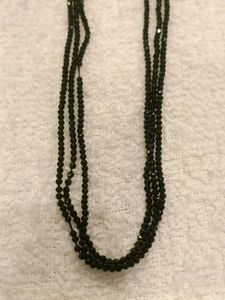 Black Beaded Necklace
