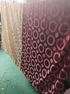 Retro Ring Pattern Curtains